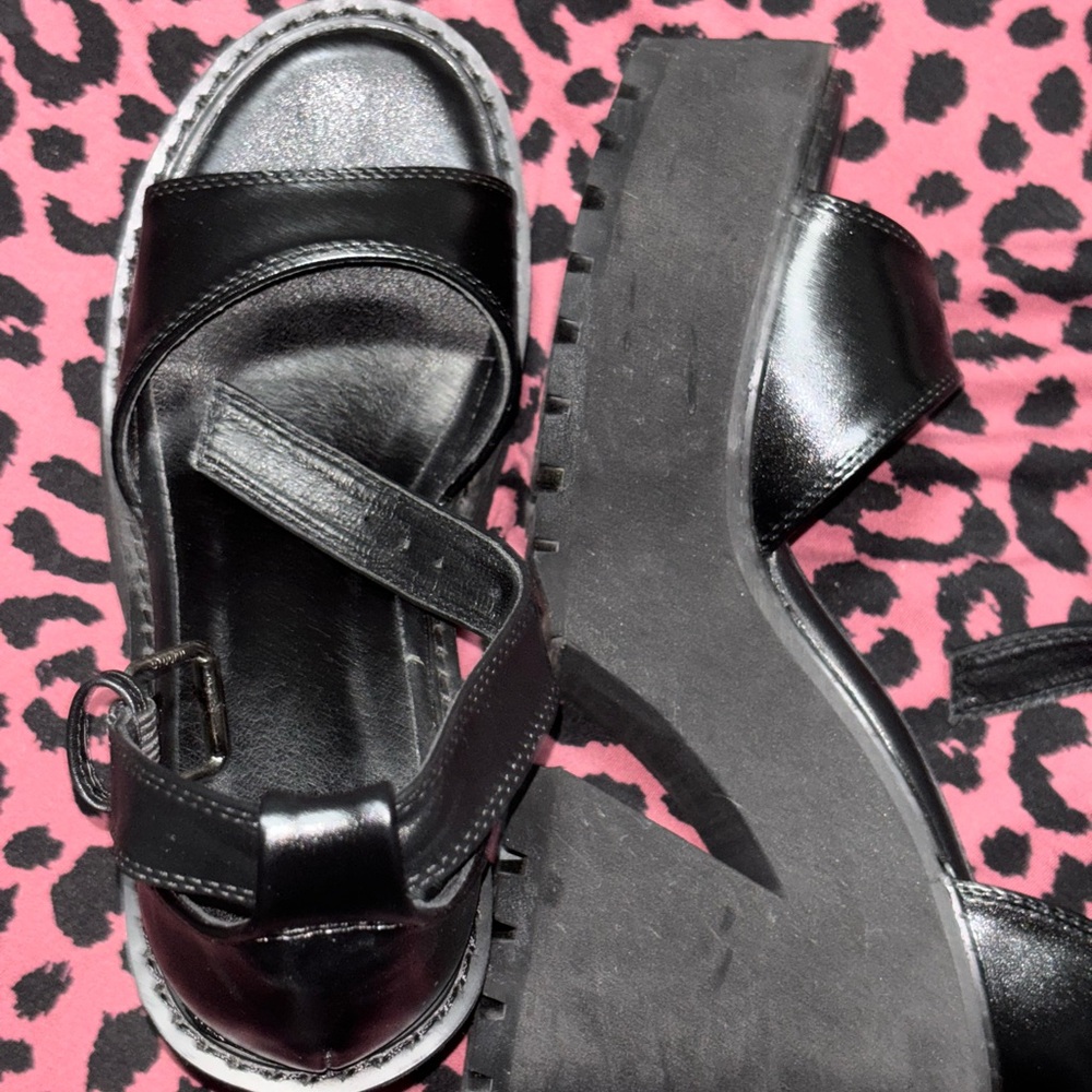 Black chunky heels, wore only a couple times!
